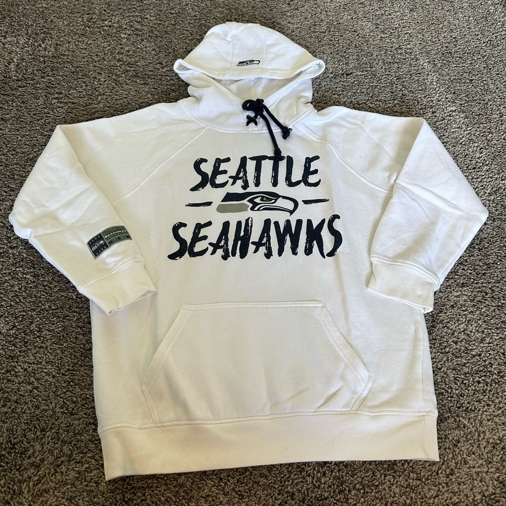 NFL Seattle Seahawks White Hoodie